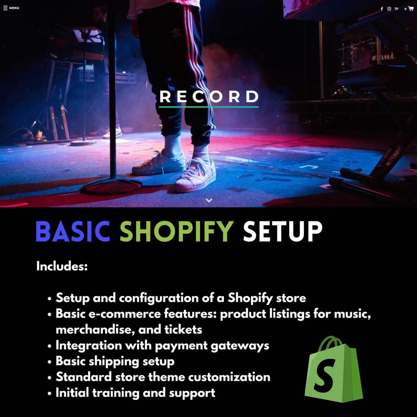 Sell Music, Merchandise, and Tickets Directly on Shopify