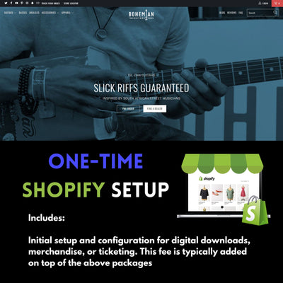 Sell Music, Merchandise, and Tickets Directly on Shopify