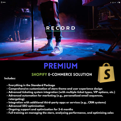 Sell Music, Merchandise, and Tickets Directly on Shopify