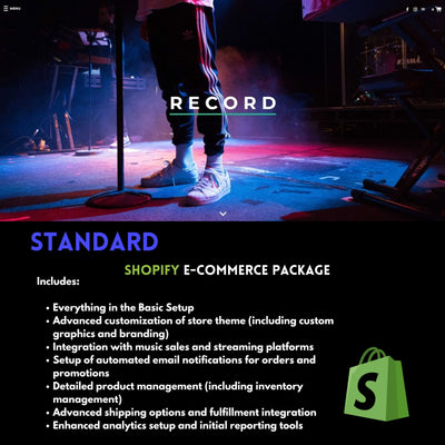 Sell Music, Merchandise, and Tickets Directly on Shopify